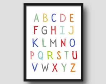 Printable decorative and educational posters for the classroom, playroom or therapy setting.