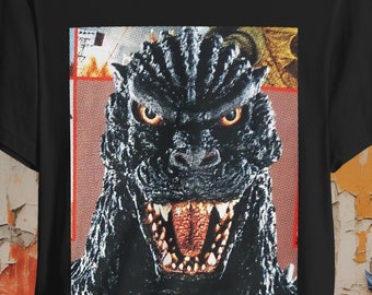 Godzilla Shirt | Retro Vintage Monster Movie Tee | Bella + Canvas Unisex T-shirt | Kaiju Movie T-shirt | Classic Godzilla | Sci-Fi Apparel