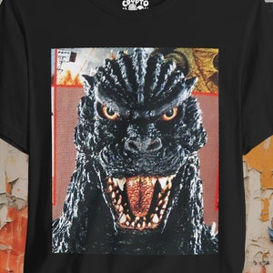 Godzilla Shirt | Retro Vintage Monster Movie Tee | Bella + Canvas Unisex T-shirt | Kaiju Movie T-shirt | Classic Godzilla | Sci-Fi Apparel