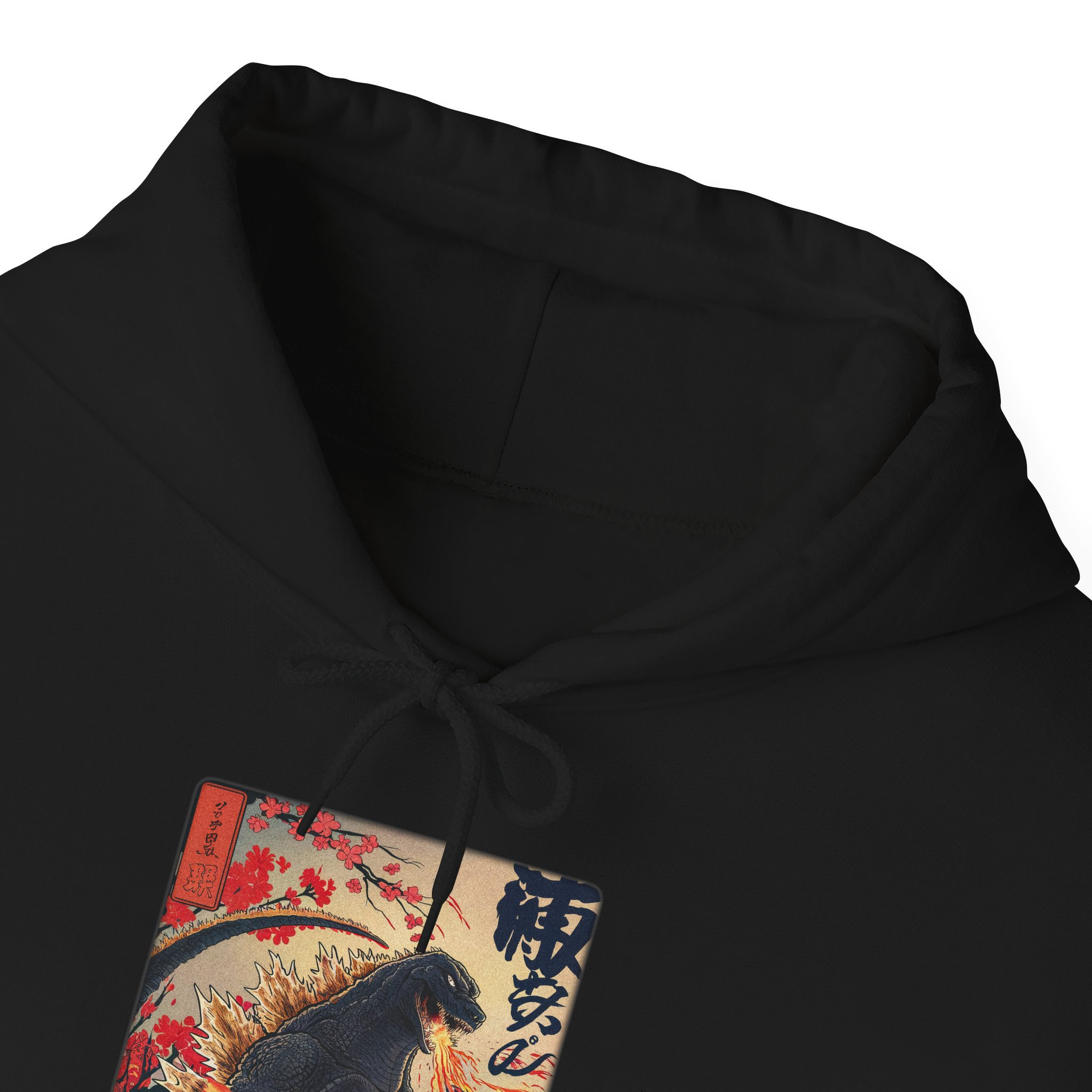 Godzilla Japanese Pattern Print Women's Sweatshirt