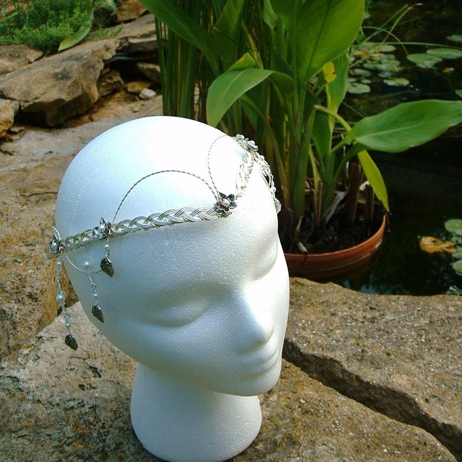 Ivy Leaf Elven Tiara Headdress Fairytale Wedding Crown Etsy