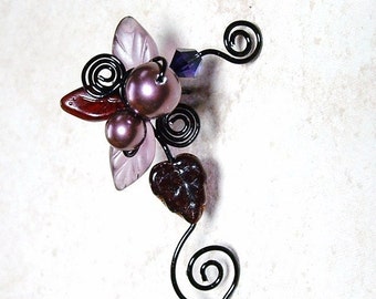 Ear Cuff Heart of Inara No Piercing Whimsigoth Ear Climber - Gift Idea, Gift for Her