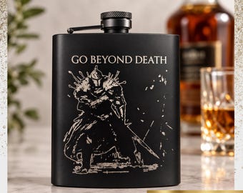 Custom Engraved Stainless Steel Hip Flask, Personalized Gift