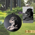 Personalized PET MEMORIAL Windchime – With Photo or Engraved Message, Etched Memorial Gift, Photo Wind Chimes, Engraved Paw Print Wind chime