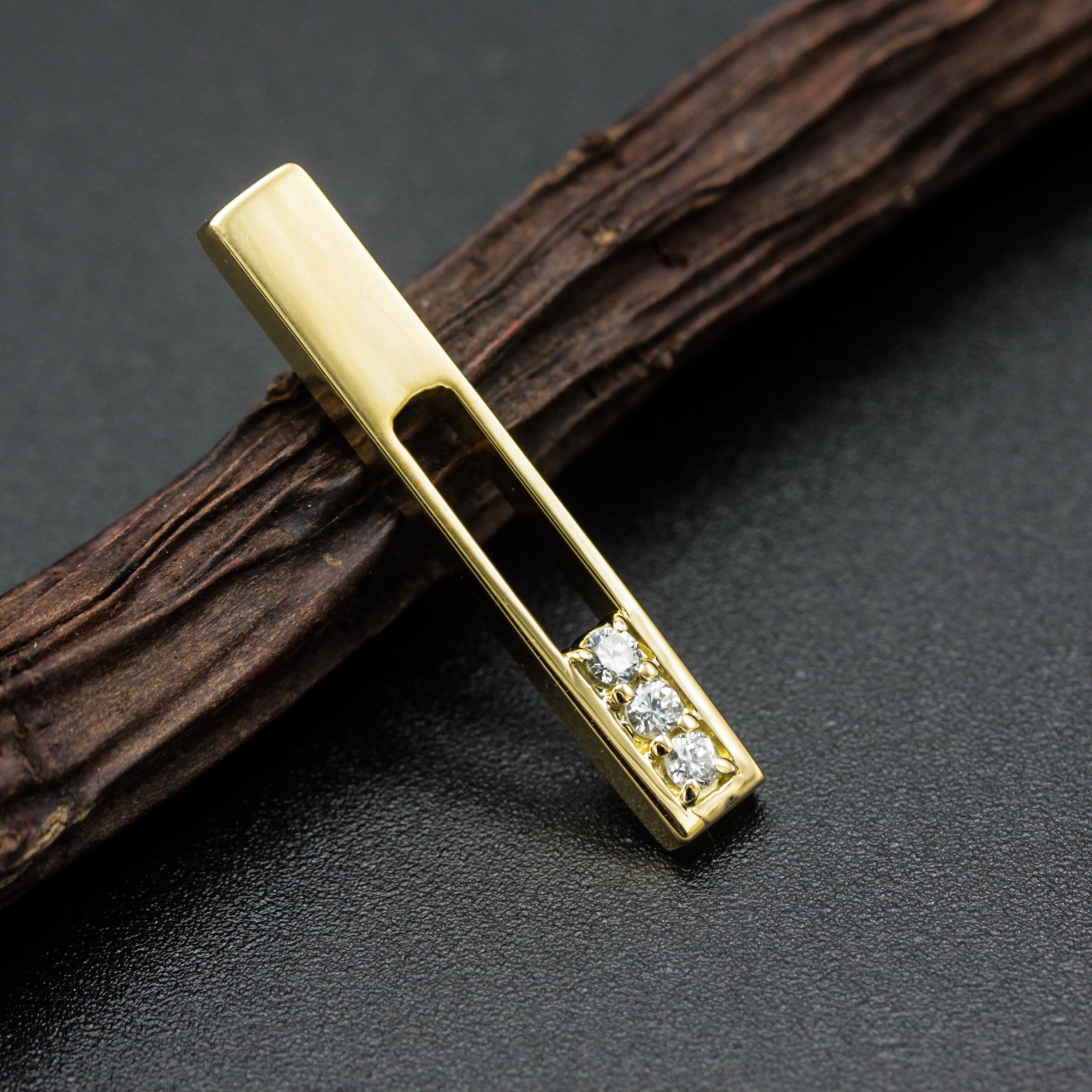 Gold Name Plate Bar Nameplate Bar Pendant Gold Bar Etsy UK