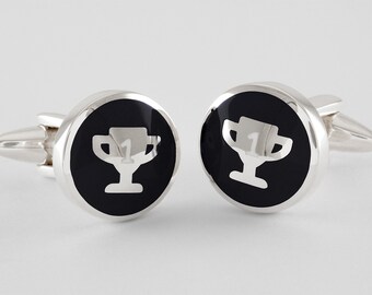 Custom Made Cufflinks Handmade Automotive Classy Spark Plugs Champion Salesman