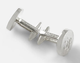 Personalize any pair of cufflinks - Engrave your initials or date