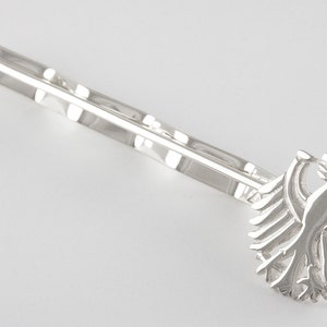 Eagle Tie Clip, Sterling Silver, Sterling Silver, personalized