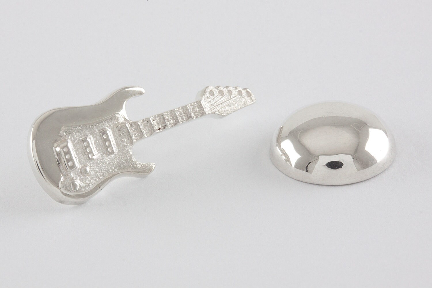 Guitar Lapel Pin Sterling Silver Sterling Silver Etsy UK