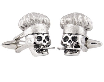 Cook Free or Die Cufflinks, Sterling Silver