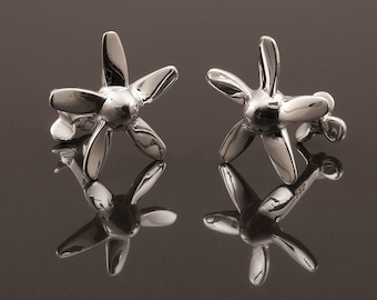 Propeller Cufflinks, Sterling Silver, Handcrafted