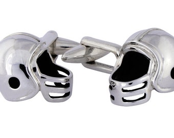 American Football  Cufflinks, Sterling Silver, personalized