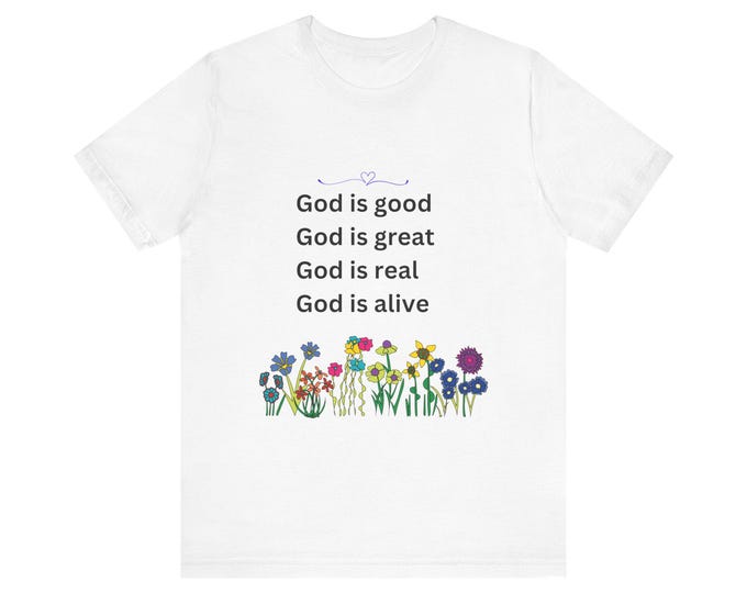 Faith-based  Tee, Christian Shirt, Spiritual Clothing, Religious Top, Inspirational T-Shirt, Religious Gift for Men and Women,