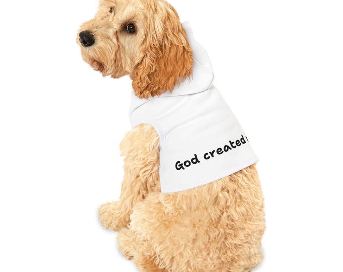 Cozy Pet Hoodie - White, 5 Sizes, Cute Dog Cat Sweater, Pet Lover Gift, Animal Apparel, Winter Pet Outfit