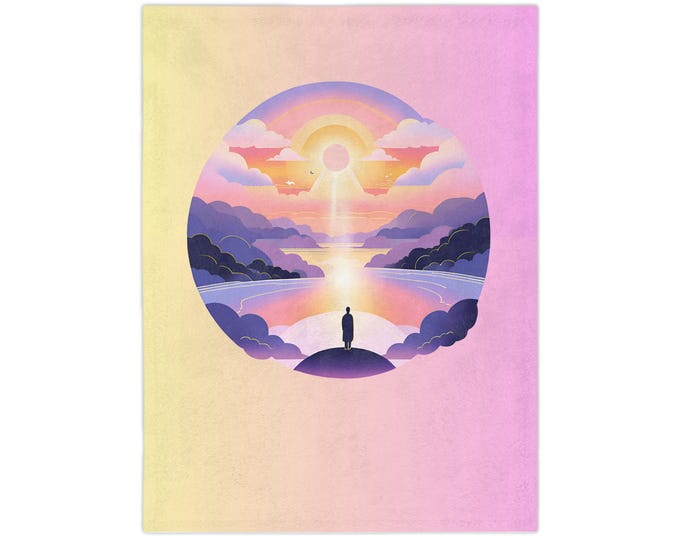 God Is Real Blanket: Inspirational Christian Throw, Religious Home Decor
