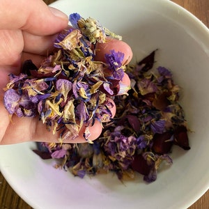Flower Confetti, Sustainable Dried Flowers, Loose Flowers and Petals for Crafts image 2