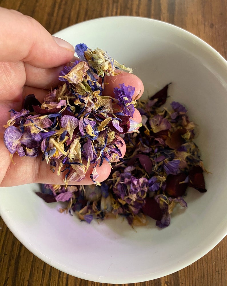 Flower Confetti, Sustainable Dried Flowers, Loose Flowers and Petals for Crafts image 2