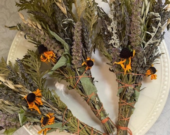 Mabon Blessing Bundle, Sustainable Smoke Ceremony Wand, Equinox Incense