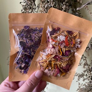 Flower Confetti, Sustainable Dried Flowers, Loose Flowers and Petals for Crafts image 6