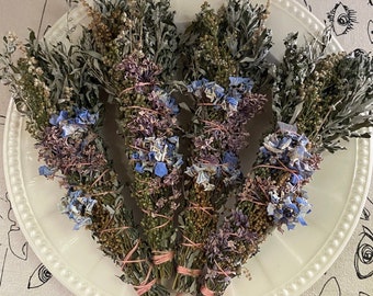 Flowering Mugwort Smoke Wand, Sustainable All Natural Incense