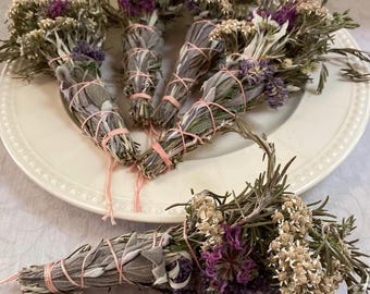 Small Herbal Posey, Sustainable Herbal Smoke Bouquet