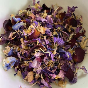 Flower Confetti, Sustainable Dried Flowers, Loose Flowers and Petals for Crafts image 1