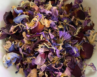 Flower Confetti, Sustainable Dried Flowers, Loose Flowers and Petals for Crafts