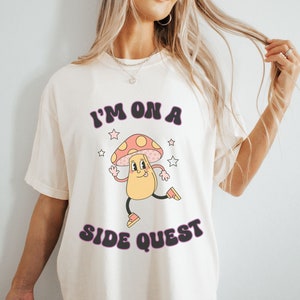 Music Festival Shirt Women&#39;s, Rave Outfit, On a Side Quest, Comfort Colors, Casual