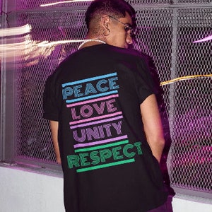 PLUR Rave Shirt, Positives Festival T-shirt, EDM Kleidung