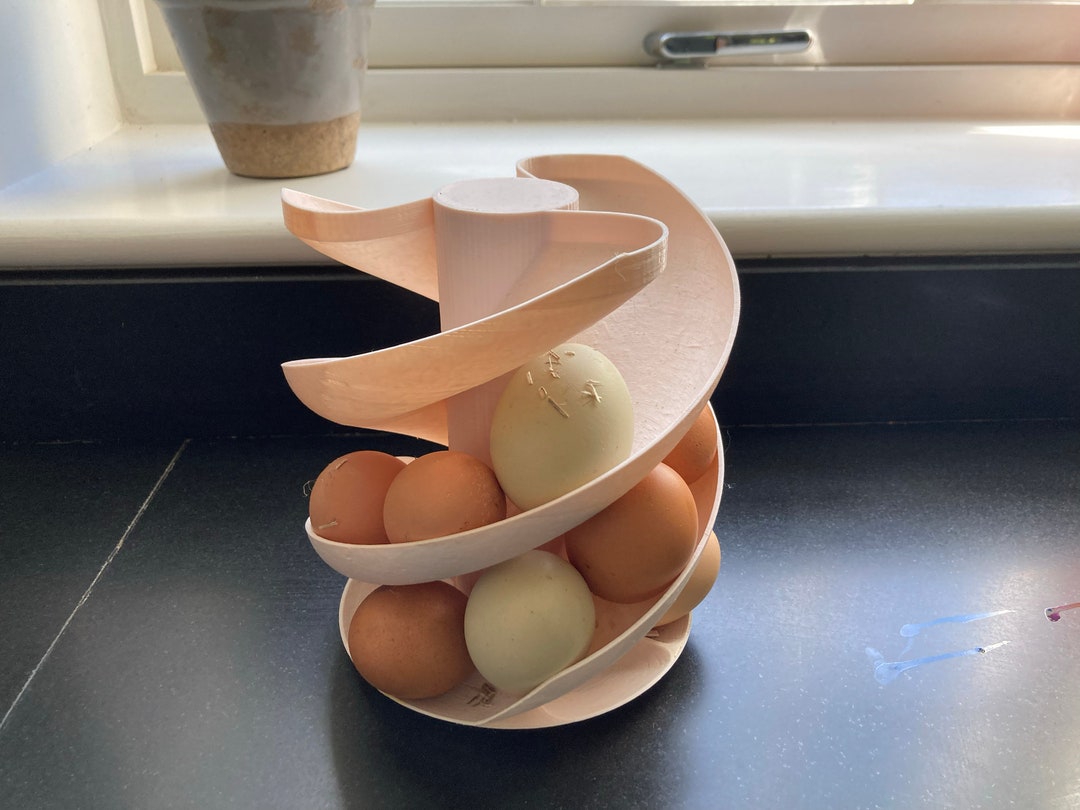 Spiral Egg Holder 3D Printed - Etsy
