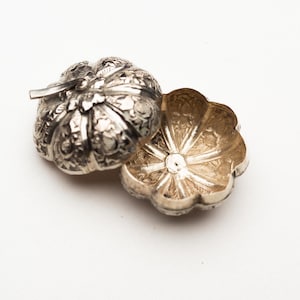 Cambodian silver betel box