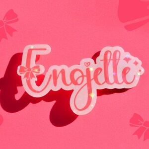 Sticker Enojette - Sticker esthétique espagnol résistant à l'eau pour bouteille d'eau et ordinateur portable personnalisé - Mad Girl Energy