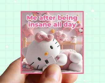 Paquete de pegatinas de memes – Serie Cutecore Blind Bag 03 – Set de 10 pegatinas coleccionables resistentes al agua