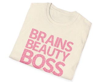 Own Your Style: 'Brains, Beauty, BOSS' Tee - Supporting St. Louis Families!
