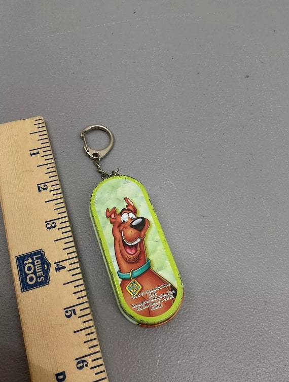 Vintage Scooby-Doo Mystery Machine Keychain Tin C… - image 3