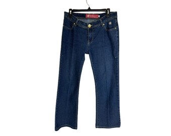 Vintage Women's Apple Bottom Jeans Size 9/10 Dark Blue Ladies Casual Denim Pants