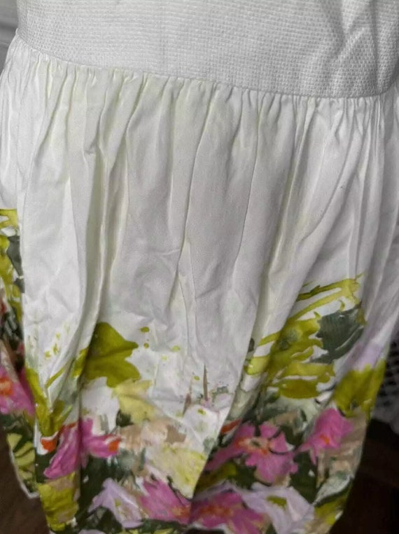 TRINA TURK Jacquard Floral Fit Flare Dress size 4… - image 6
