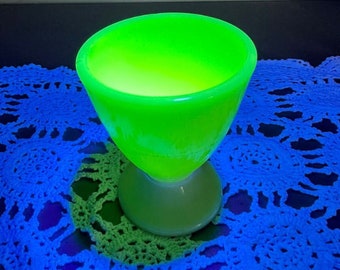 Kitchen Vintage Uranium Glass Antique Cup