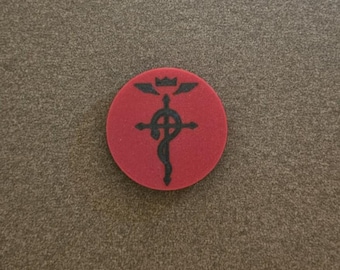 Flamel logo can cap
