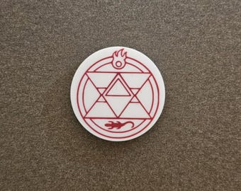 Roy Mustang's Glove transmute circle can cap