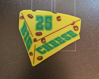 Packers Big Cheese, Käsekopf-Dosenverschluss mit individueller Nummer