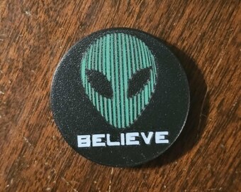 Alien Head Believe Dosenmütze