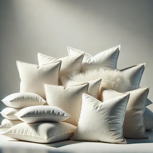 Premium Goose Down Throw Pillow Inserts – Plush Comfort and Style 10/90 & 75/25