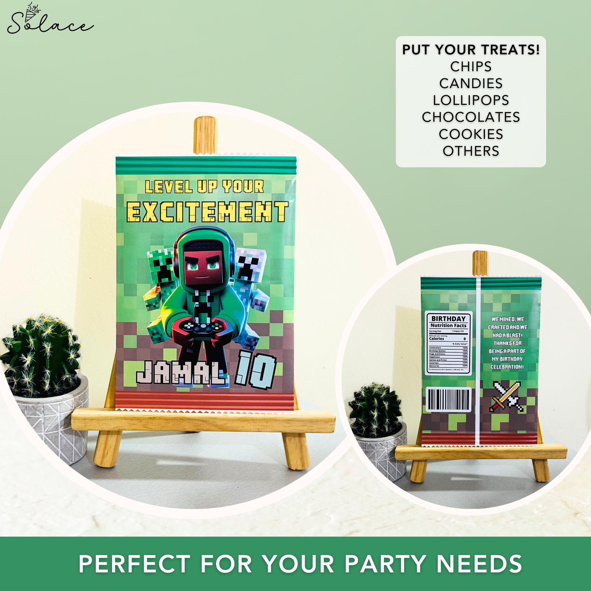Custom Minecraft Party Set