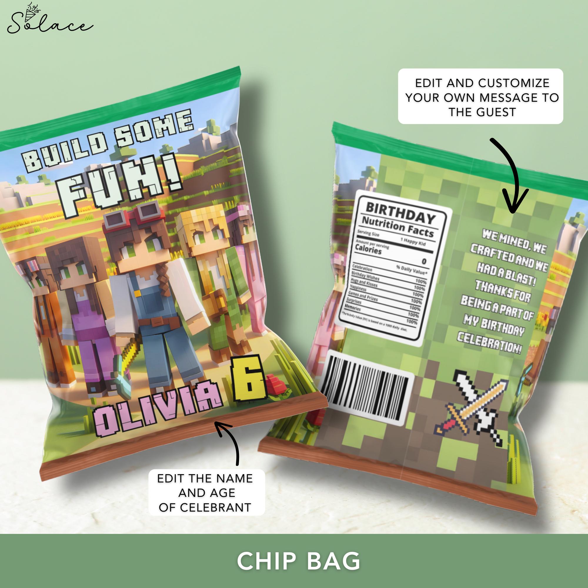 Gamer Themed Printable Favor Set