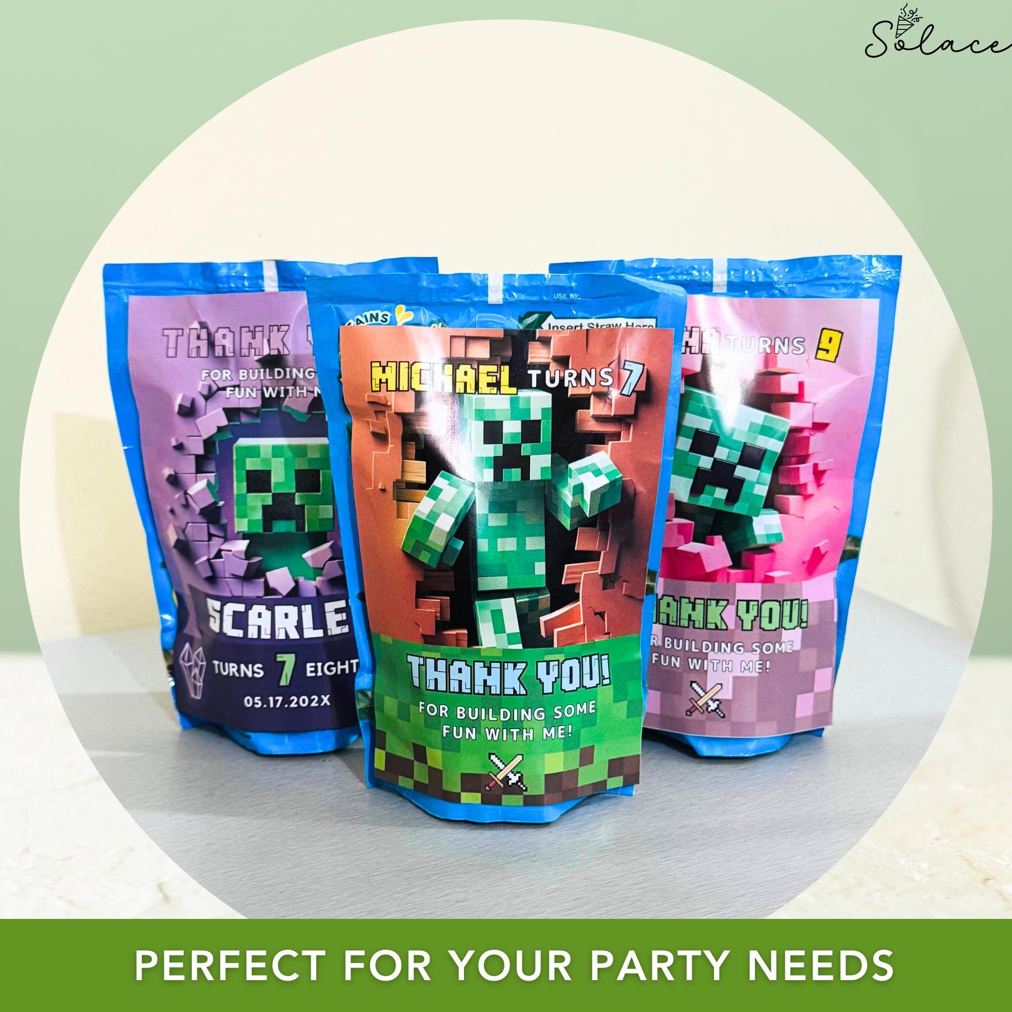 Block Style Drink Tags