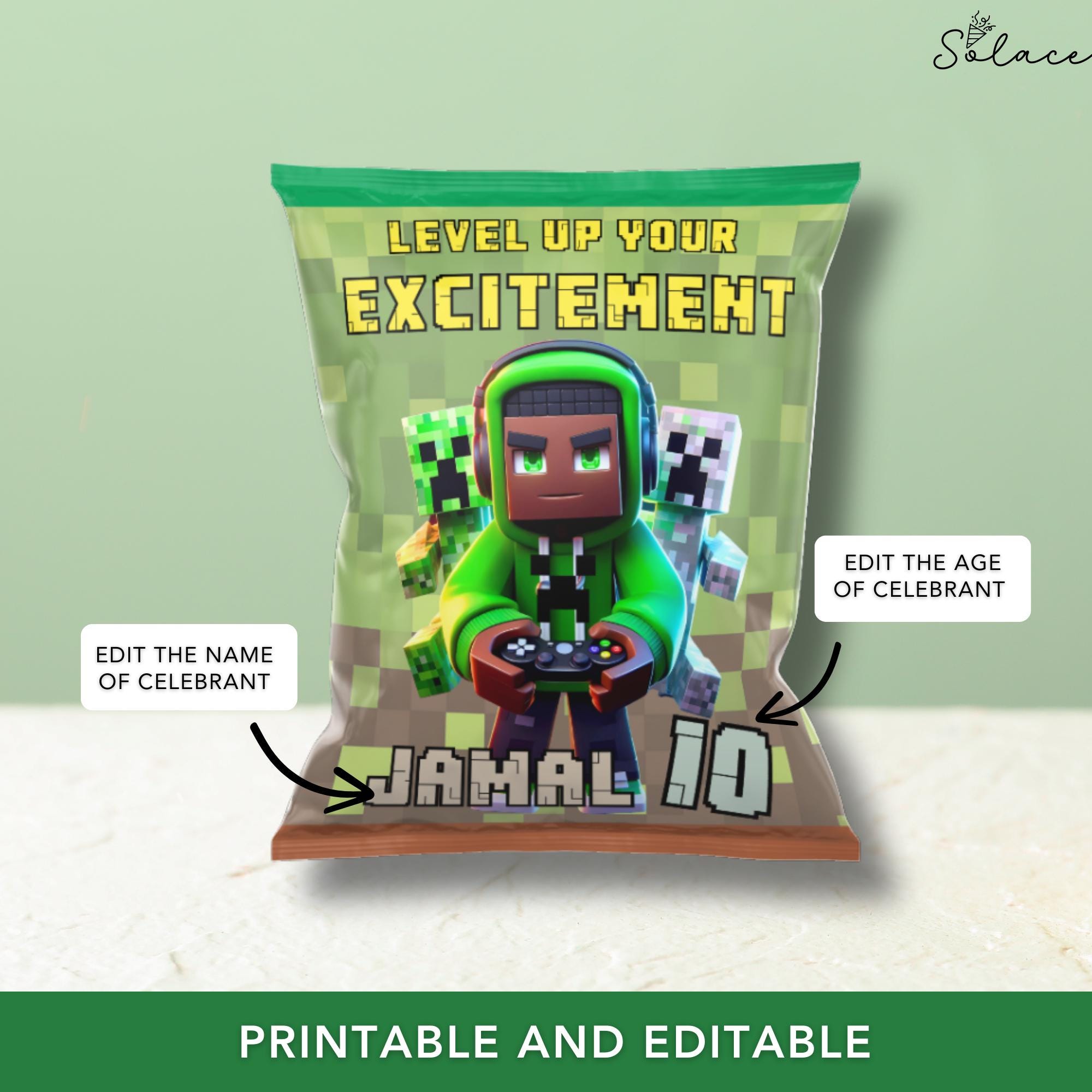 Party Favor Snack Wrapper