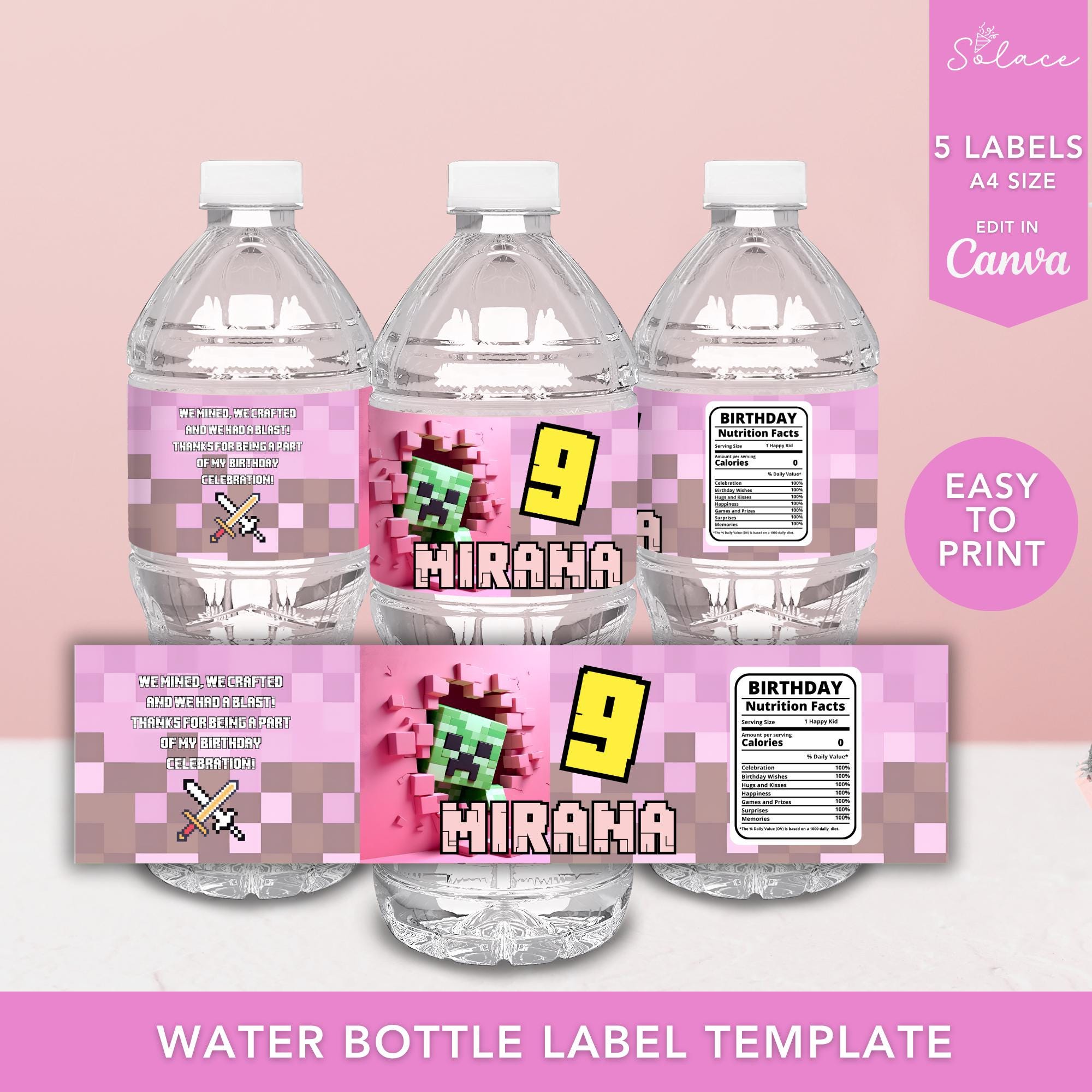 Pixel Theme Labels