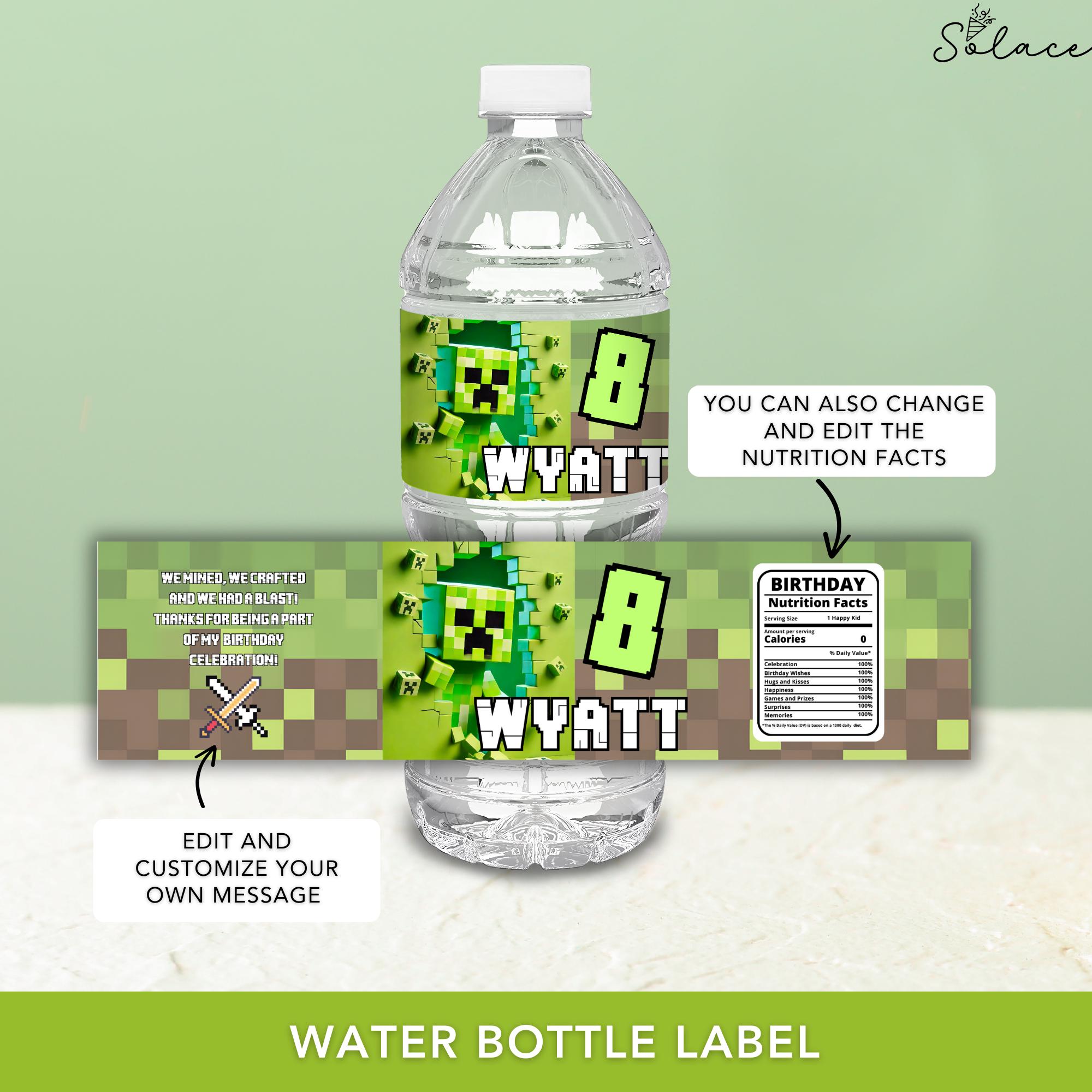Minecrafter Party Favor Set (DIY Printables)