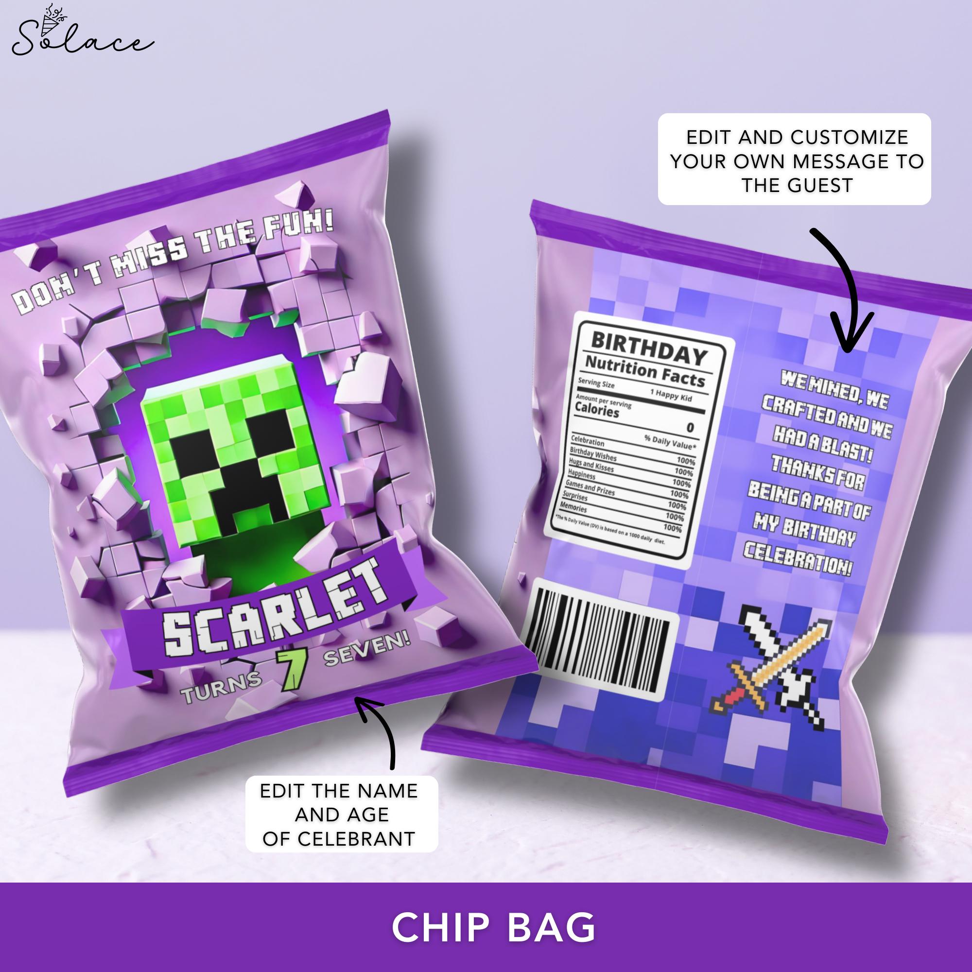 Gamer Party Printable Favor Bundle
